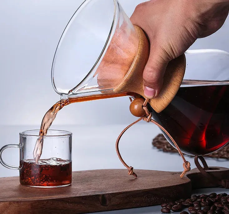 High temperature glass hand coffee pot sharing pot - Bellarte Enchanté High temperature glass hand coffee pot sharing pot